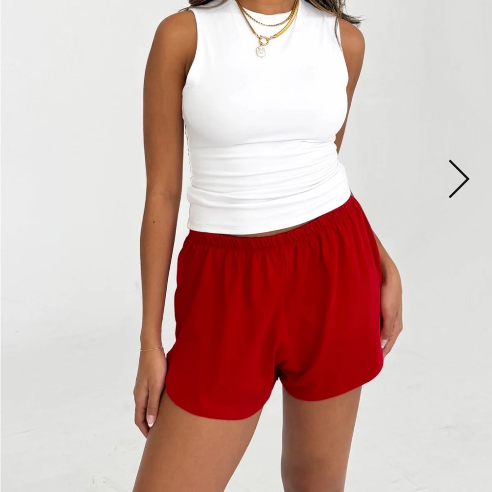 Women's Red Shorts